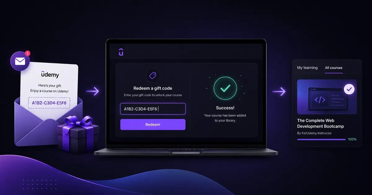 How to Redeem a Udemy Gift Code: Step-by-Step Instructions