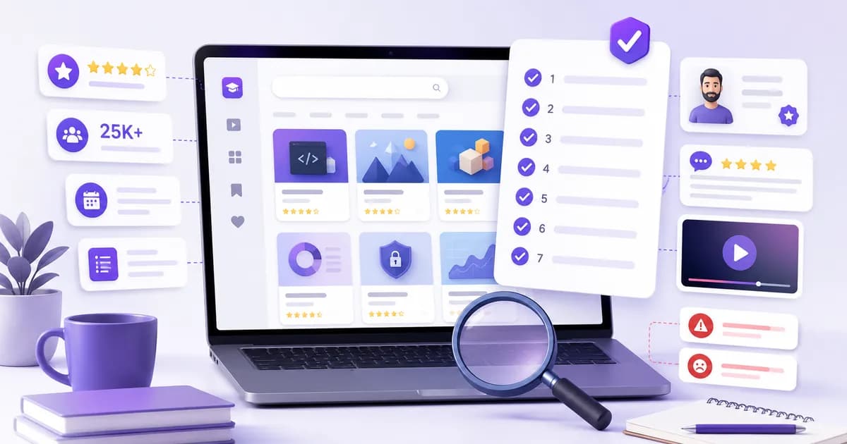 How to Choose a Udemy Course: A 7-Point Checklist for Beginners